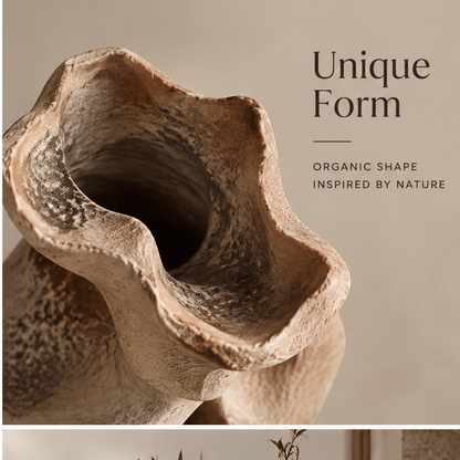 livorr® Sculptural Elegance Vase — sculptural elegance, a statement piece for modern spaces