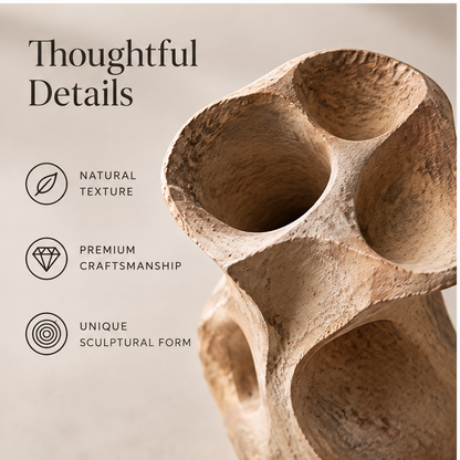 livorr® Sculptural Beauty Vase — sculptural beauty, a vase that is also art with timeless design